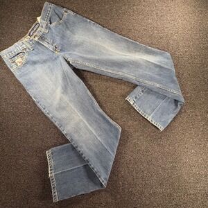 Cruel Girl Hiphugger Baggy Jeans Womens 11 Regular Medium Wash Straight Baggy